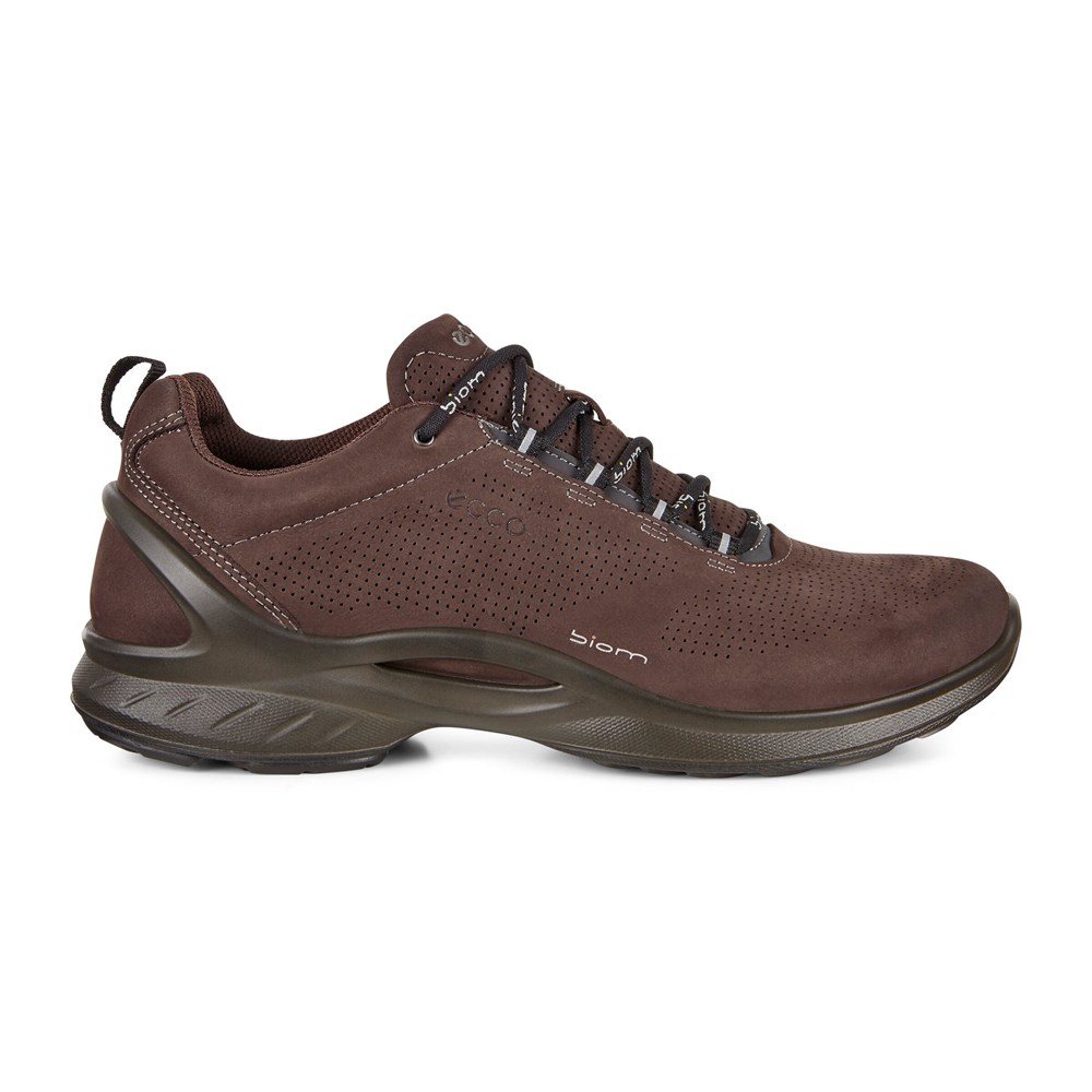 Mens Hiking Shoes - ECCO Biom Fjuel Perf - Brown - 6975IPNTD